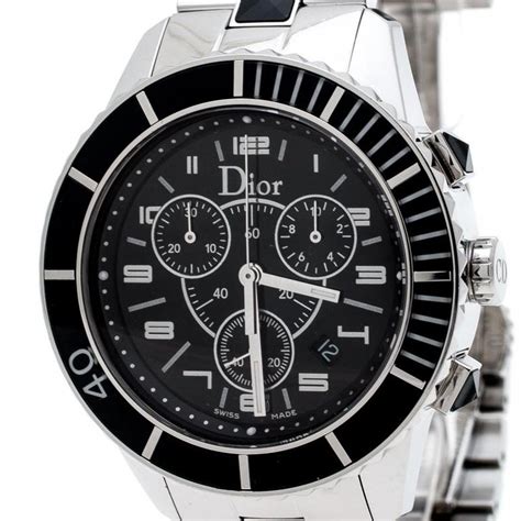 dior watch black au|Dior watches for men.